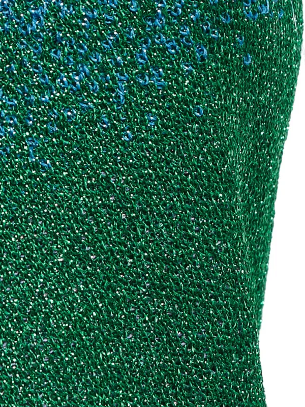 maje green metallic dress Green Rexy Metallic Mini Dress main image 0