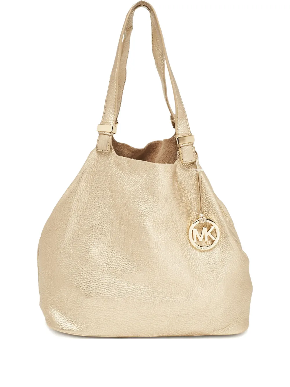 Michael Kors Vintage レザー トートバッグ - ゴールドトーン Michael Kors Vintage レザー トートバッグ - ゴールドトーン