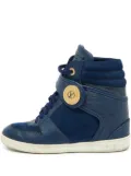 Louis Vuitton Pre-Owned high-top wedge sneakers - Blue