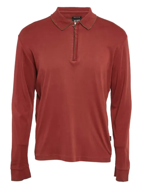 BOSS pre-owned long-sleeve polo shirt