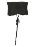 Dolce & Gabbana Pre-Owned tule corset top - Black