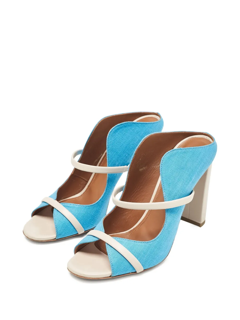 Malone Souliers pre-owned 95mm canvas sandals | Image 2