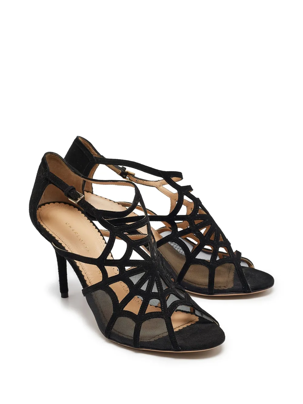 Charlotte Olympia sandales Spiderweb 90 mm à design pre-owned | Image 2