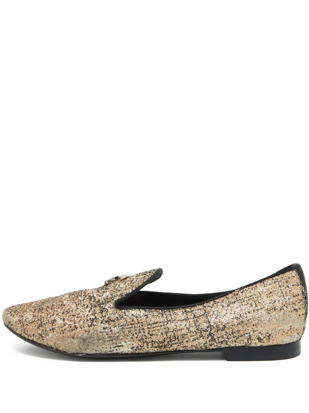 CHANEL Pre-Owned tweed loafers | Neutrals | Image 1