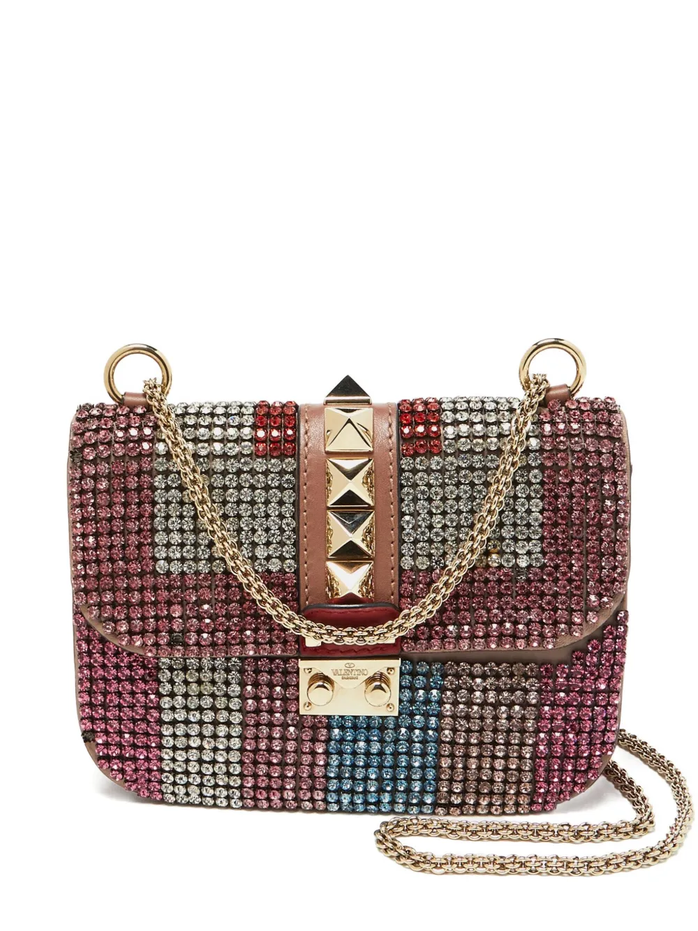 Valentino Garavani Pre-Owned 2024 Glam Lock crossbody bag | Brown | Image 1