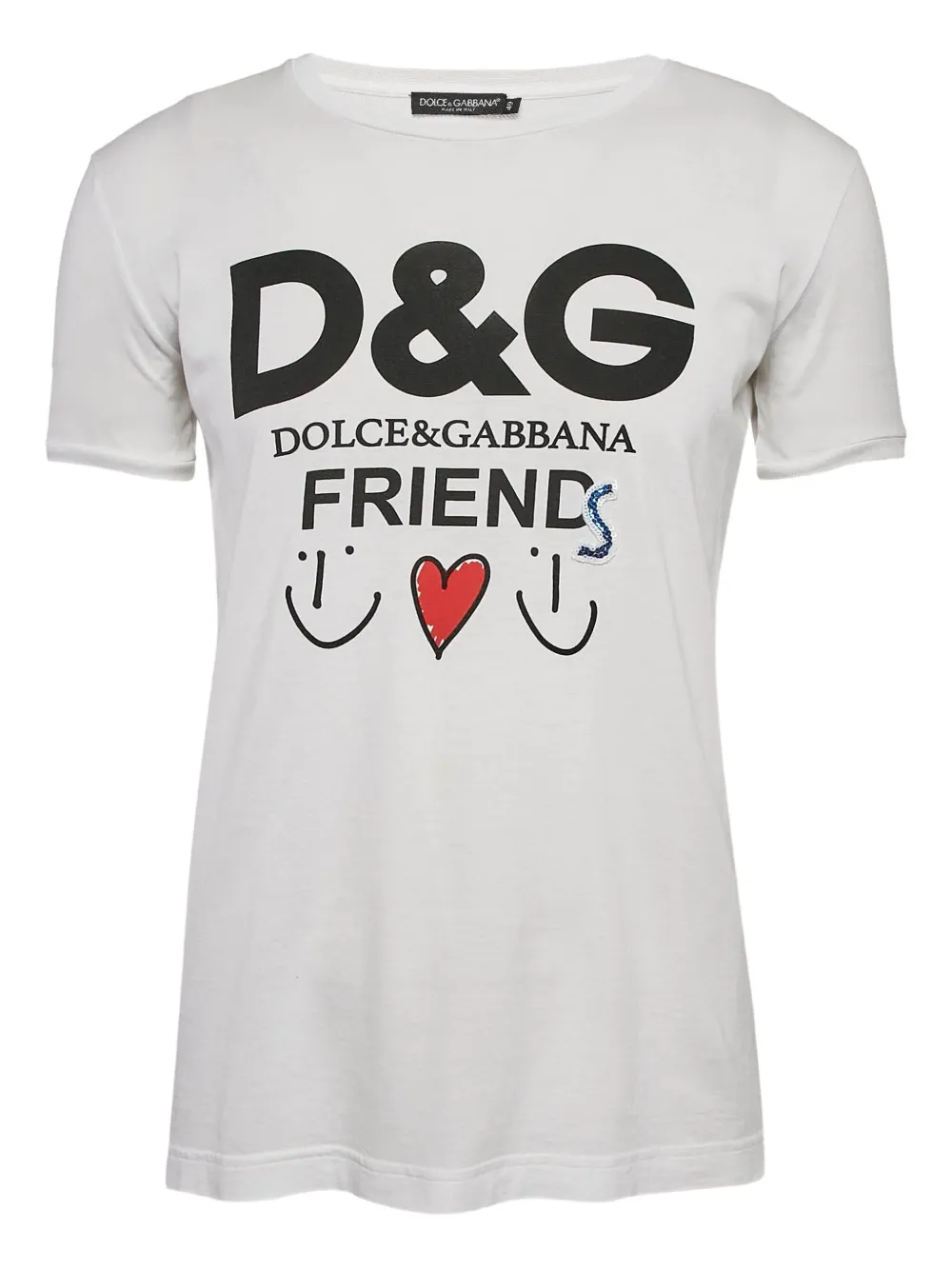 Dolce & Gabbana Pre-Owned playera con logo estampado | blanco | Image 1