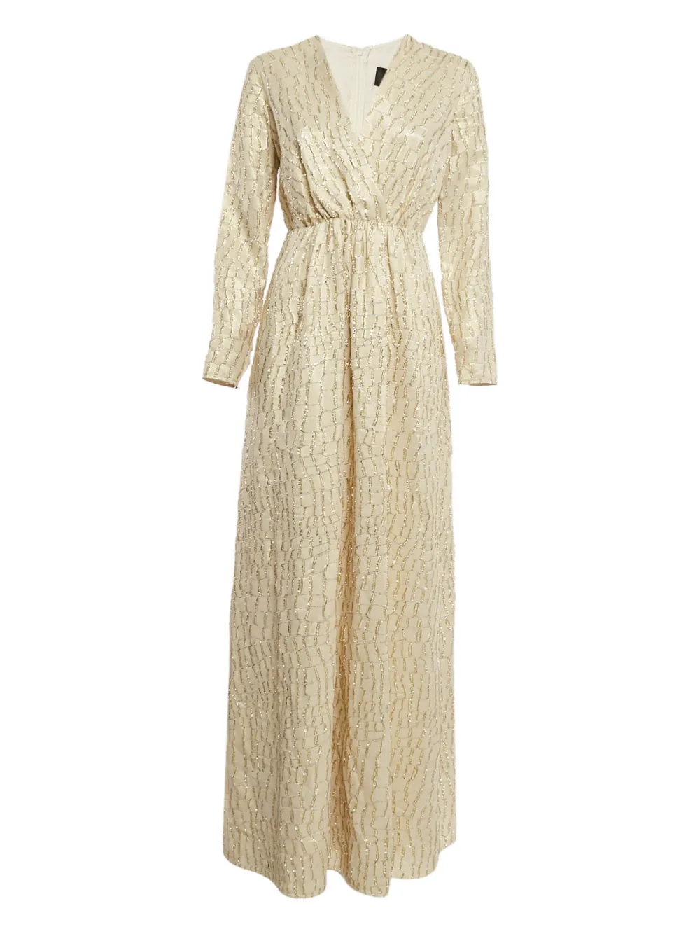 Max Mara v-neck maxi dress | Neutrals | Image 1
