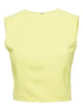 alice + olivia pre-owned sleeveless cropped top - Yellow