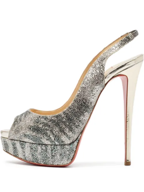 Christian Louboutin Pre-Owned 150mm Lady Peep pumps