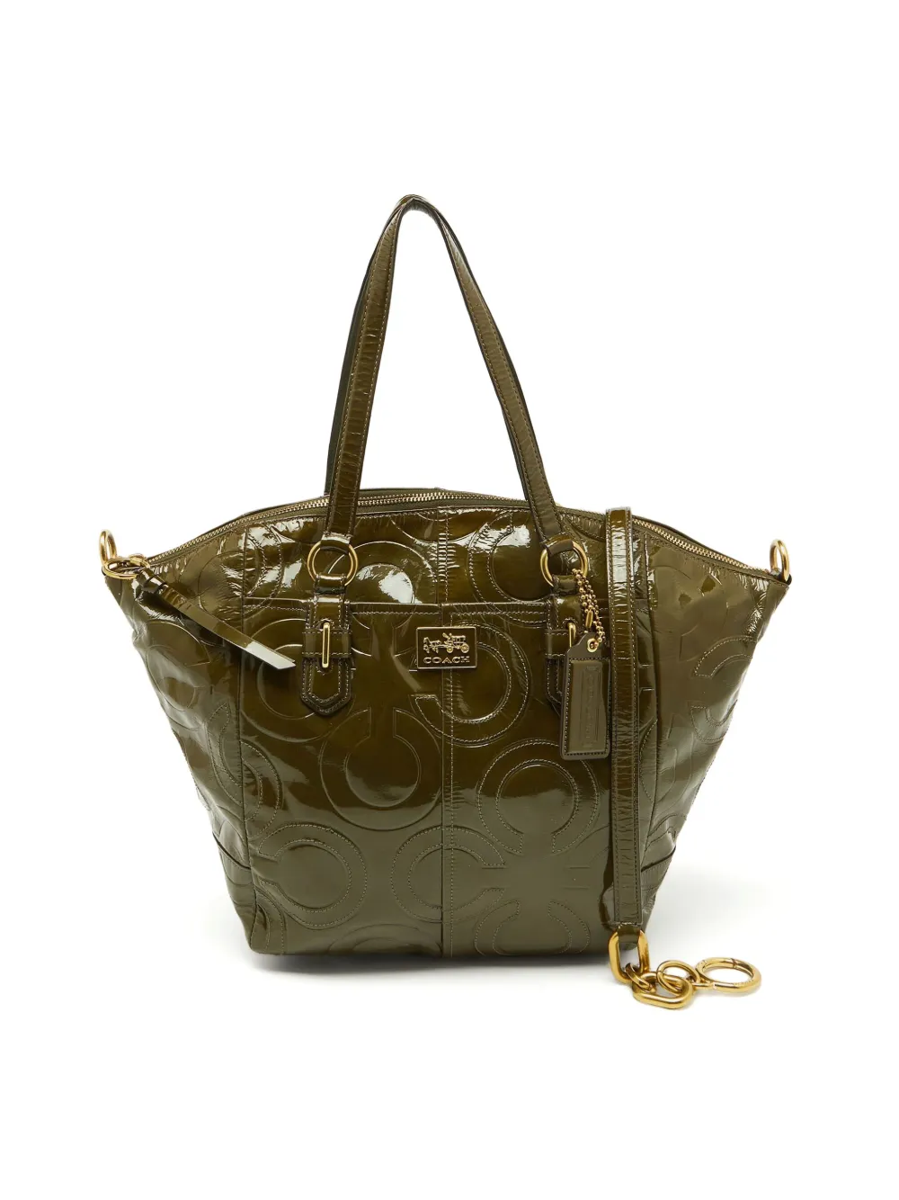 Coach Vintage tote con logo en relieve | verde | Image 1