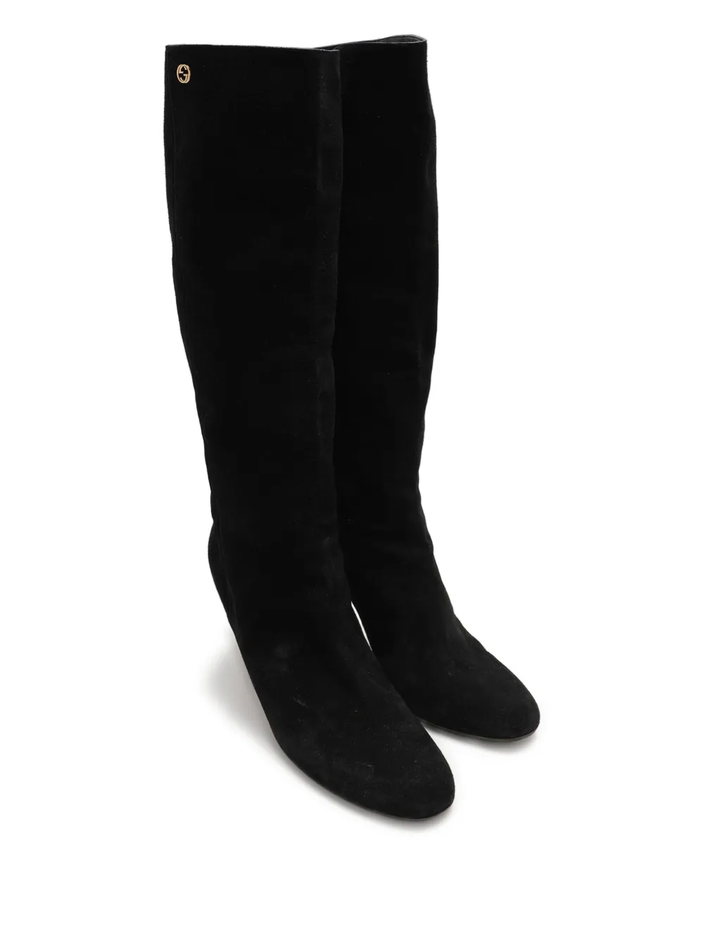 Gucci Pre-Owned 95mm suede knee-high boots | Image 5