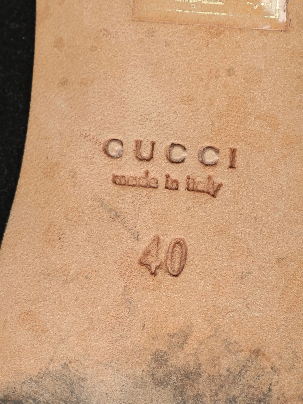 Gucci Pre-Owned 95mm suede knee-high boots | Image 6