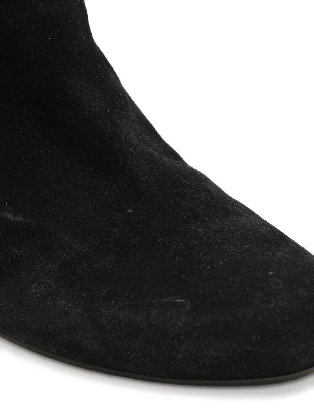 Gucci Pre-Owned 95mm suede knee-high boots | Pre-Owned | Image 4