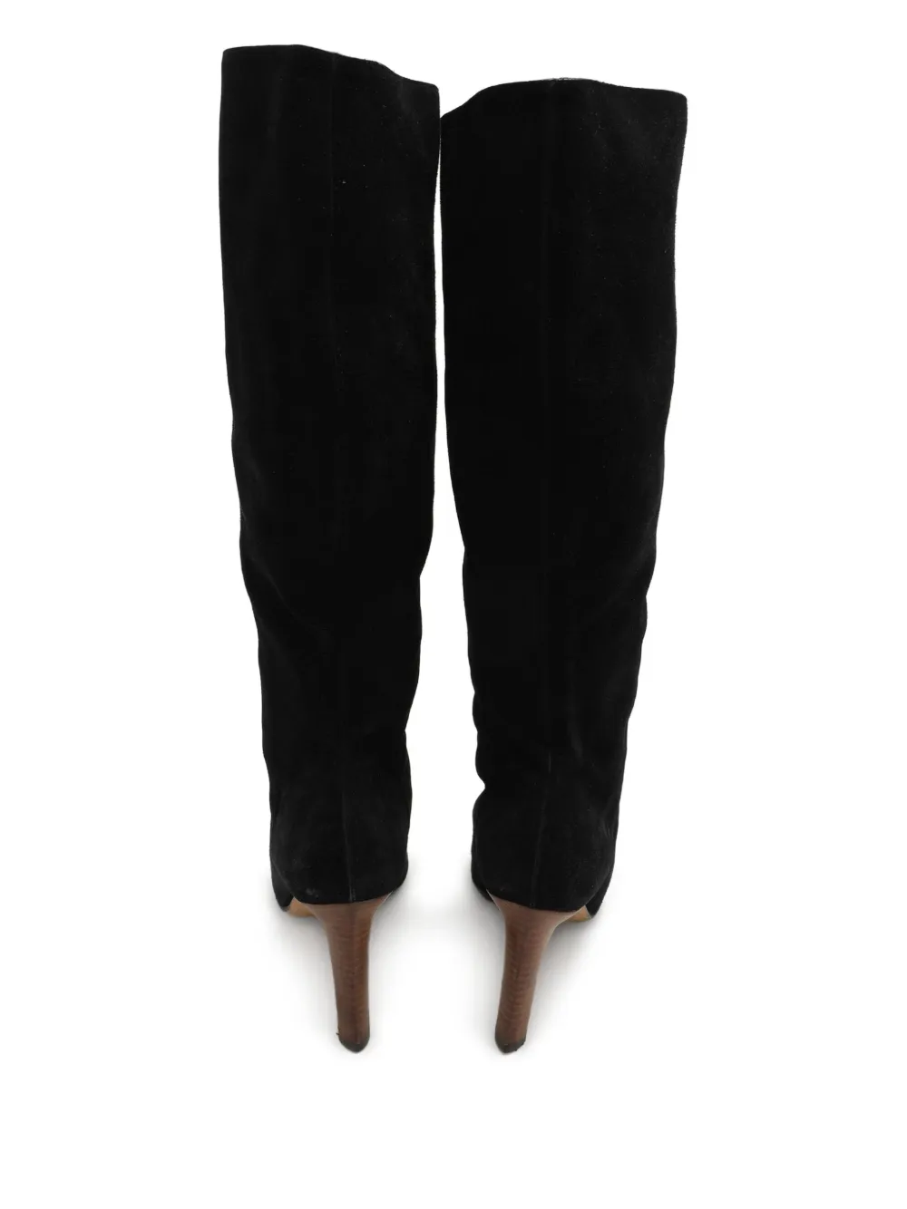 Gucci Pre-Owned 95mm suede knee-high boots | Pre-Owned Shoes | Image 3