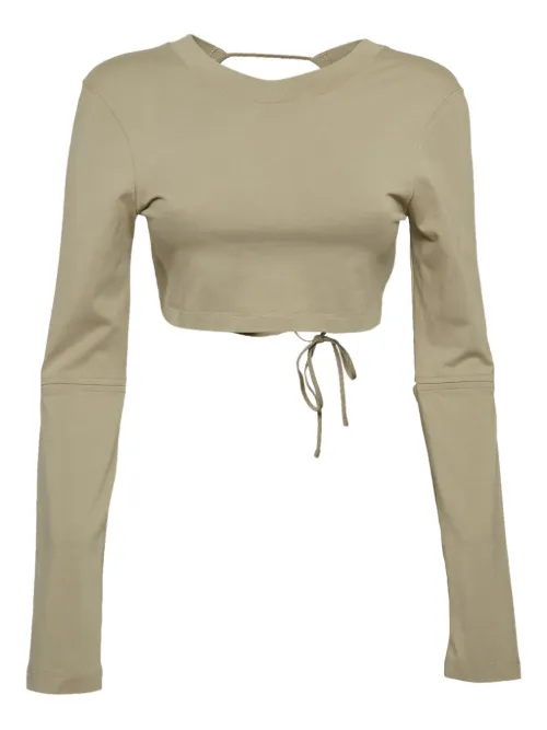T-shirt à détails de découpes - Jacquemus Pre-Owned - Modalova