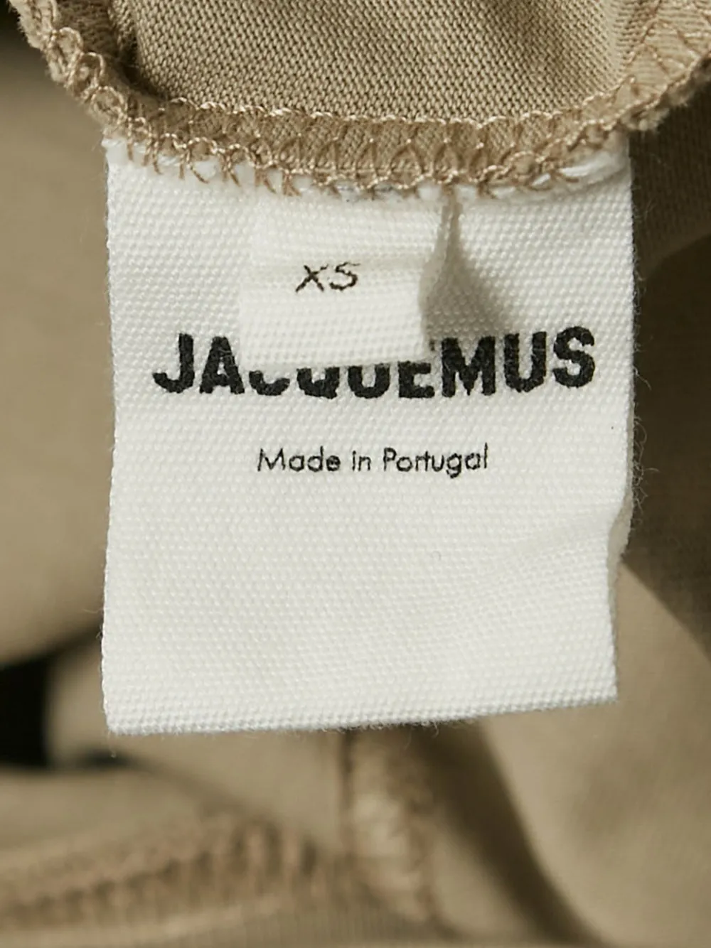 Jacquemus Pre-Owned playera con abertura | Image 2
