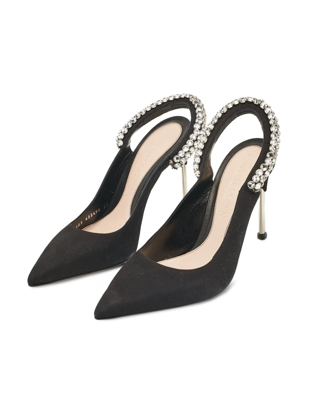 Alexander McQueen Pre-Owned 105mm crystal-embellished pumps | Image 2