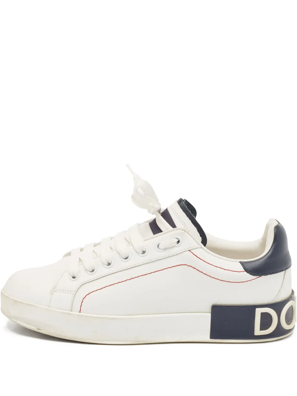 Dolce & Gabbana Pre-Owned leather sneakers | White | Image 1