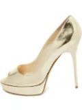 Jimmy Choo Pre-Owned 135mm Crown pumps - Yellow