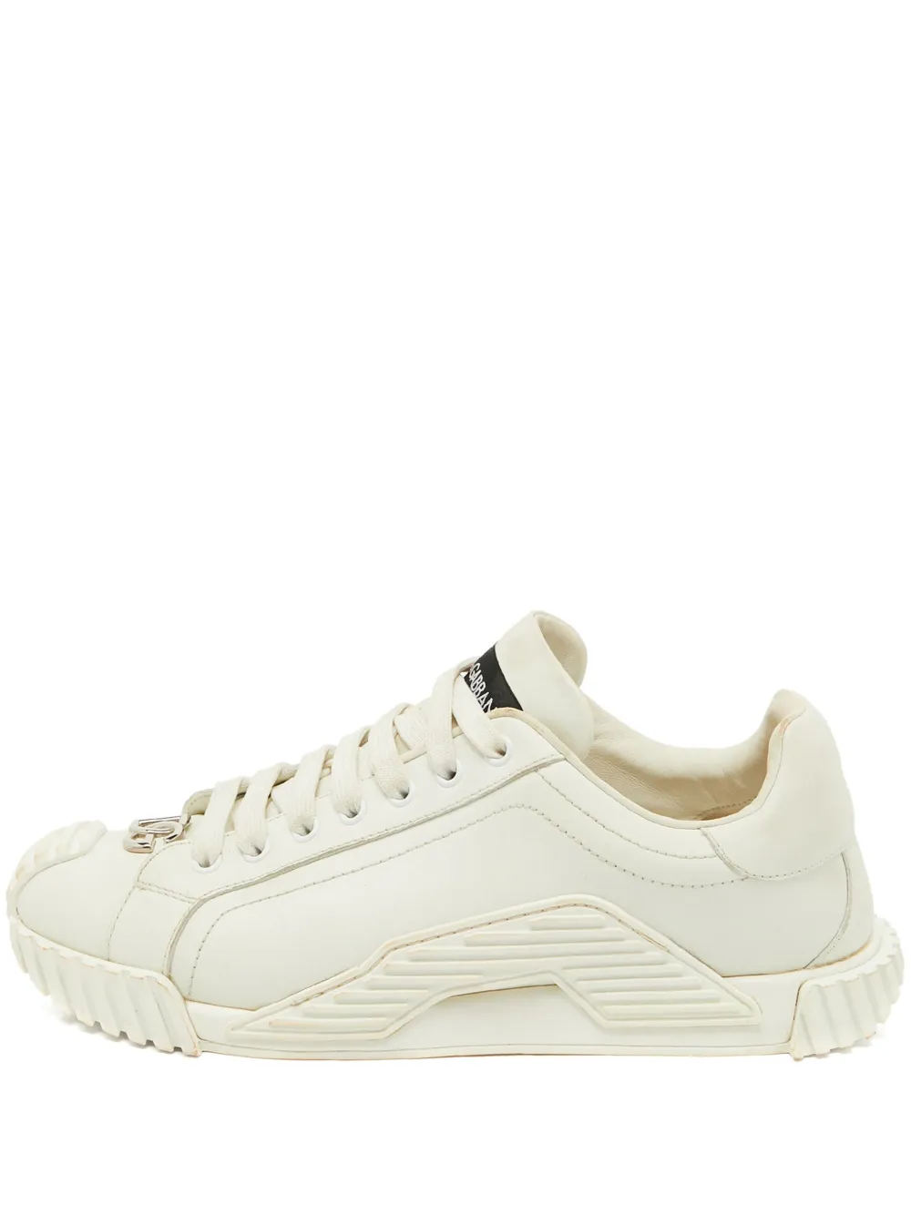 Dolce & Gabbana Pre-Owned panelled lace-up sneakers | White | Image 1