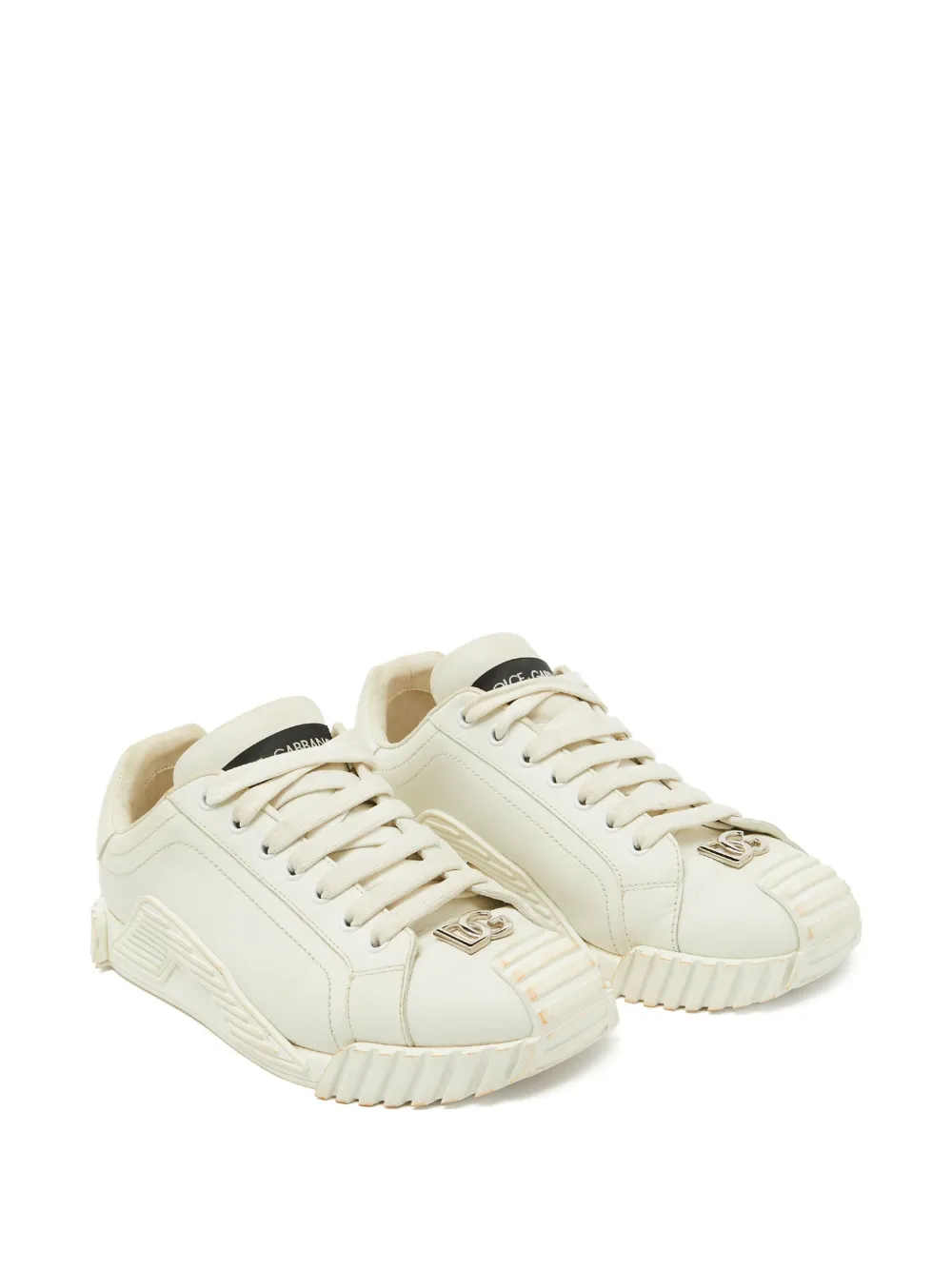 Dolce & Gabbana Pre-Owned panelled lace-up sneakers | Image 2