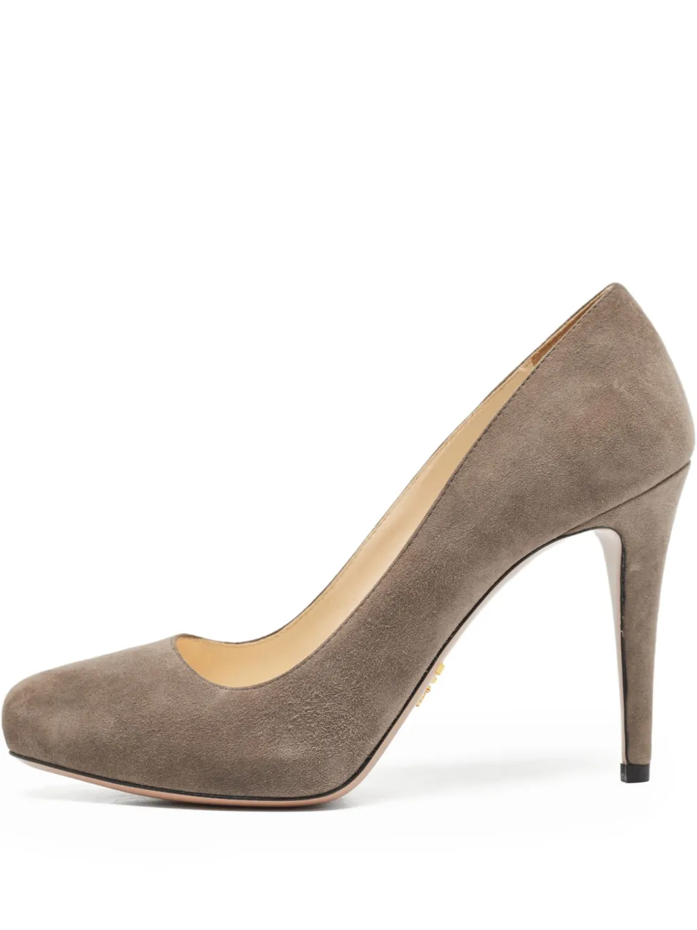 Prada Pre-Owned 120mm suede pointed-toe pumps | Grey | Image 1