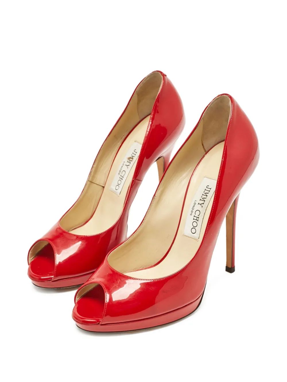 Jimmy Choo Pre-Owned escarpins plateforme 120 mm à bout ouvert | Image 2