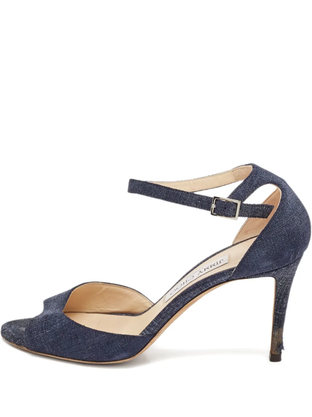 Jimmy Choo Pre-Owned 95mm Miranda sandals | Blue | Image 1
