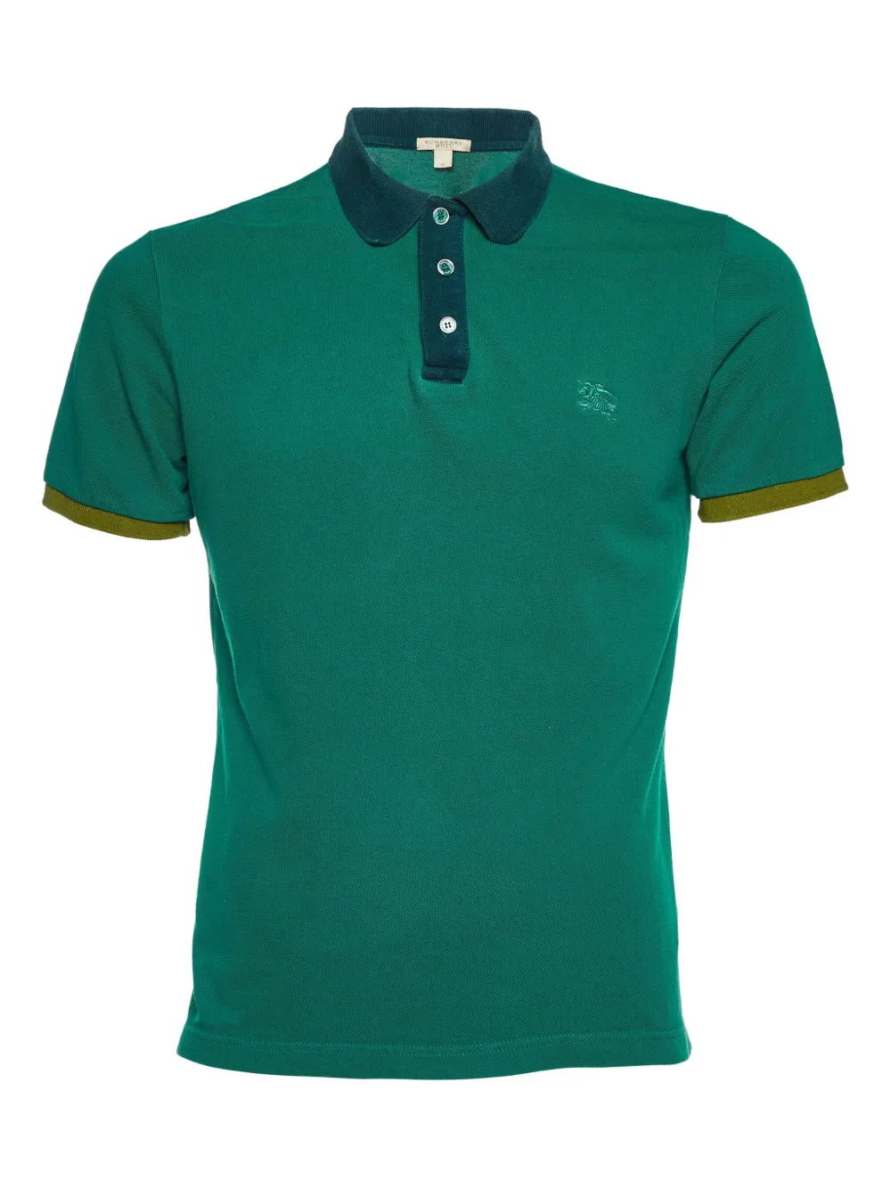 Burberry Pre-Owned 2024 cotton polo shirt - Verde