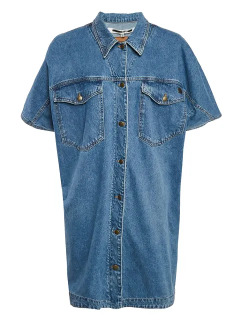 Alexander McQueen Pre-Owned short-sleeves denim dress