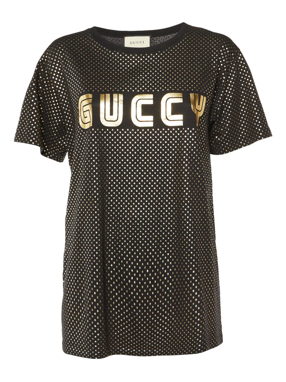 Gucci Pre-Owned logo-print cotton t-shirt - Nero