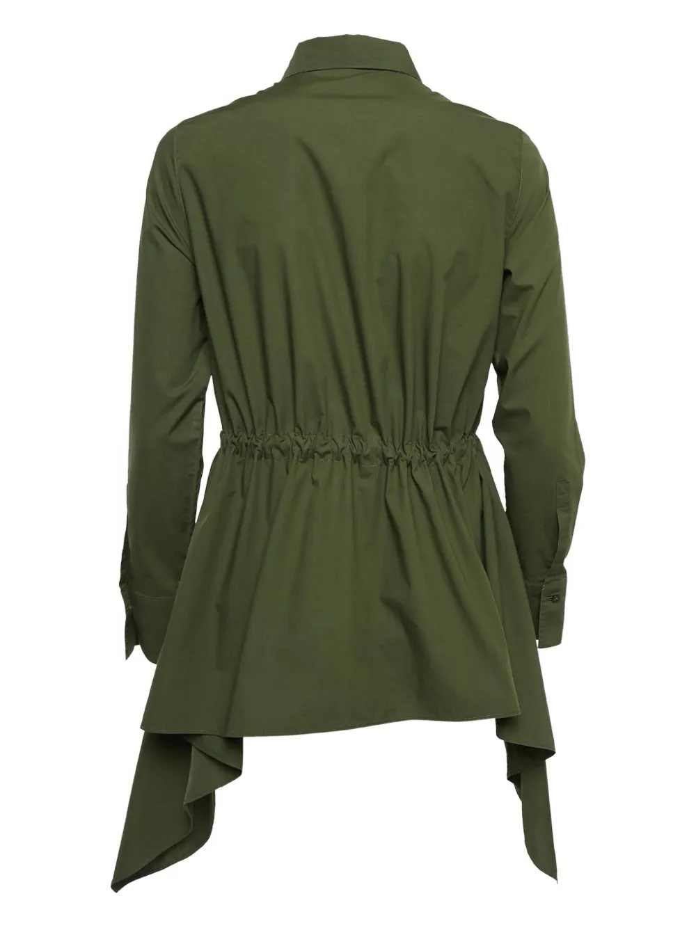 Carolina Herrera Vintage pre-owned drawstring asymmetric coat | Image 2