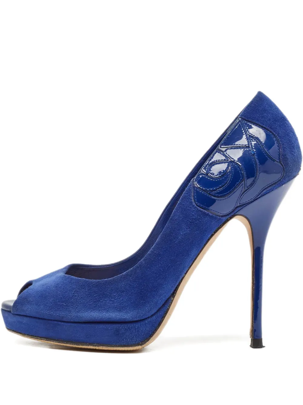 Christian Dior Pre-Owned 135mm Miss Dior pumps - ブルー Christian Dior Pre-Owned 135mm Miss Dior pumps - ブルー