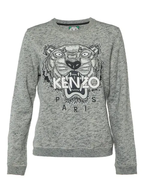 Kenzo Pre-Owned Tiger-embroidered sweatshirt