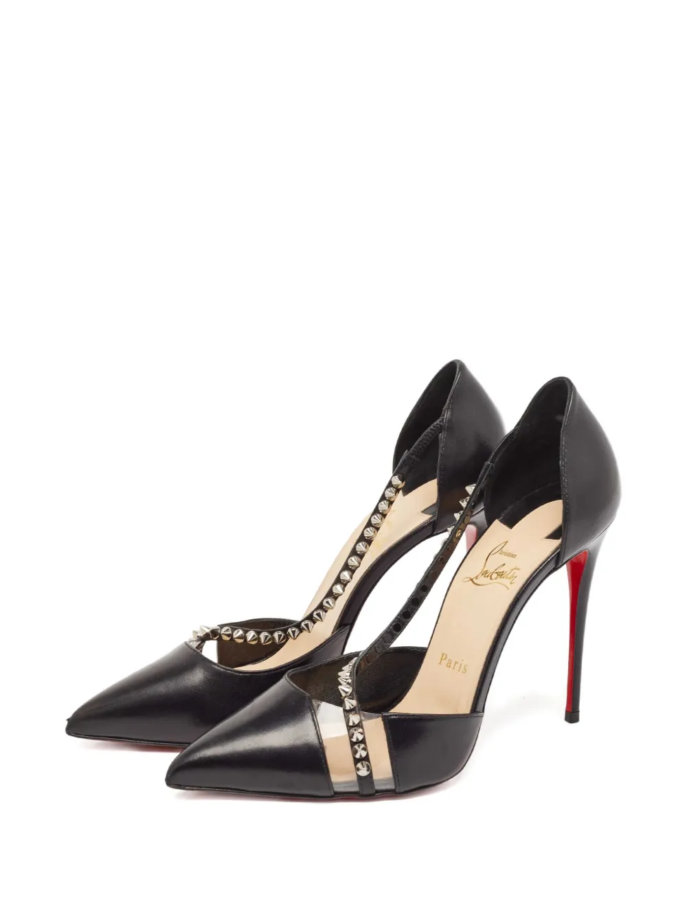 Christian Louboutin Pre-Owned 100mm Spike Cross pumps | Image 2
