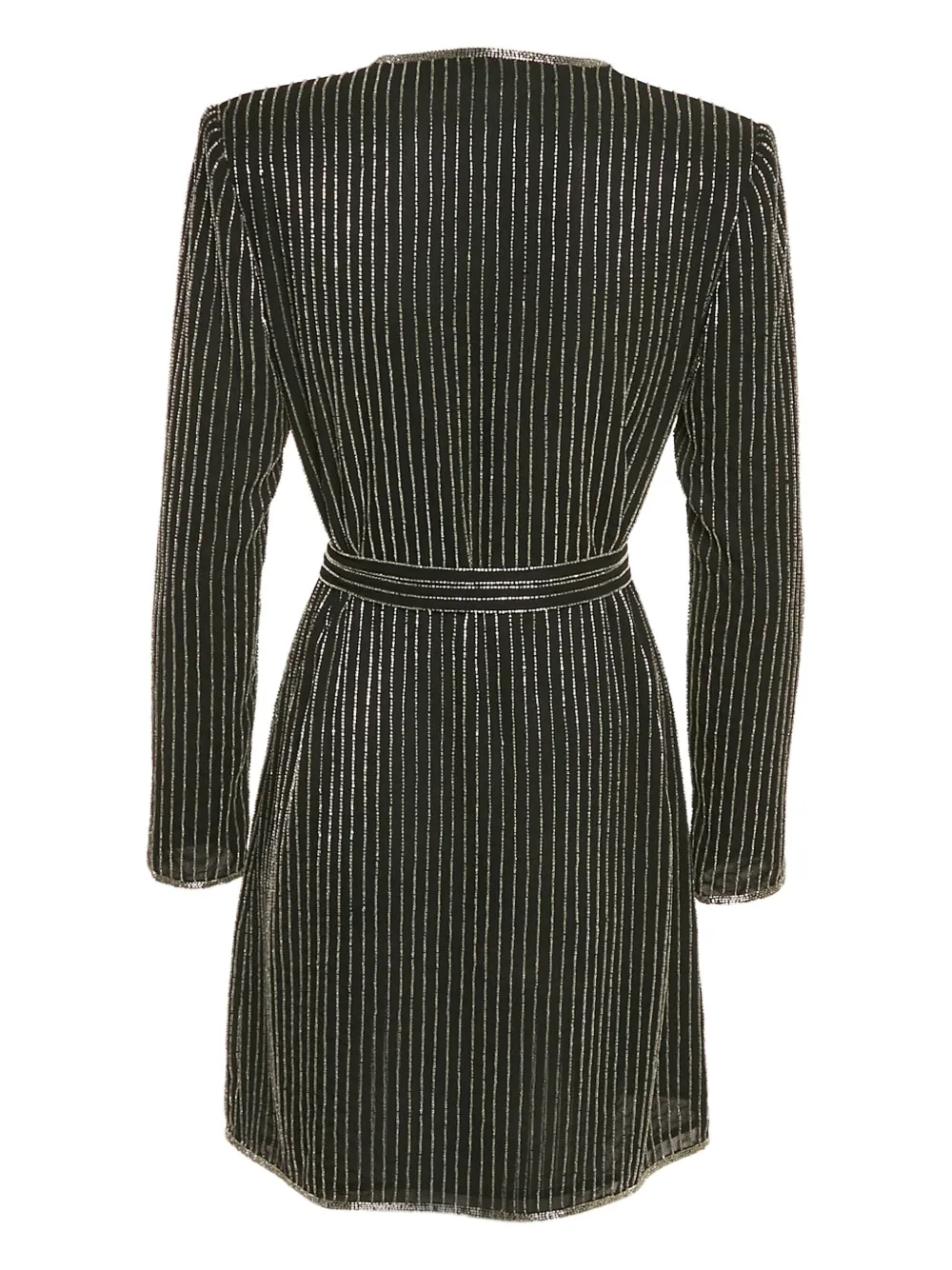 Elisabetta Franchi robe portefeuille pre-owned à fines rayures | Image 2
