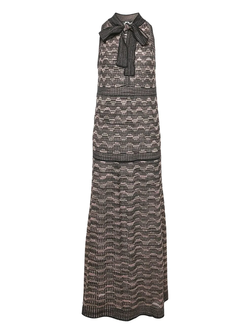 Missoni Pre-Owned abstract-print maxi dress | Black | Image 1