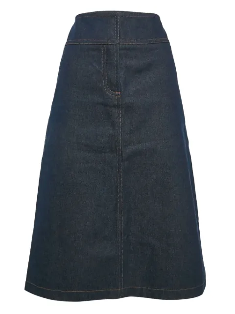 Chloé Pre-Owned cotton midi skirt 