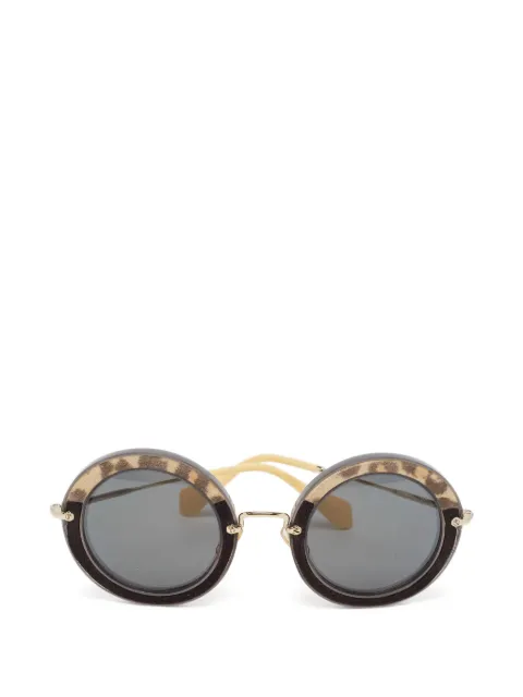 Miu Miu Pre-Owned round-frame sunglasses