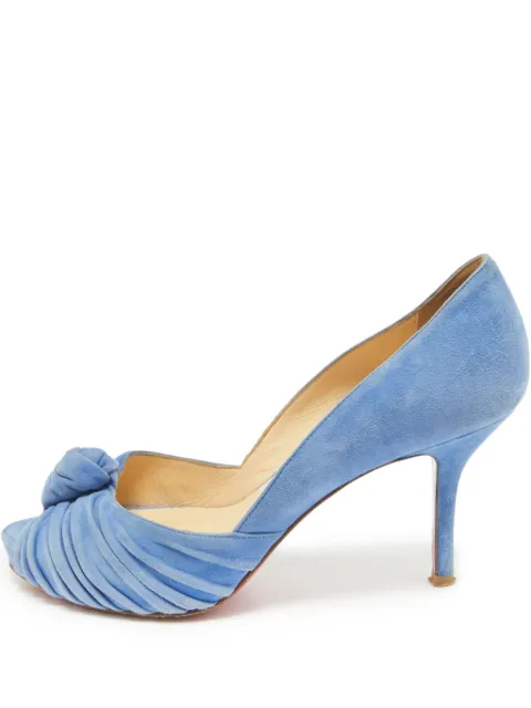 Christian Louboutin Pre-Owned zapatillas de gamuza