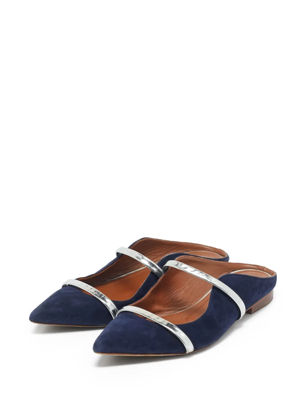 Malone Souliers pre-owned Maureen suede pointed-toe ballet flats | Image 2