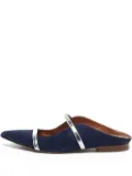 Malone Souliers pre-owned Maureen suede pointed-toe ballet flats - Blue