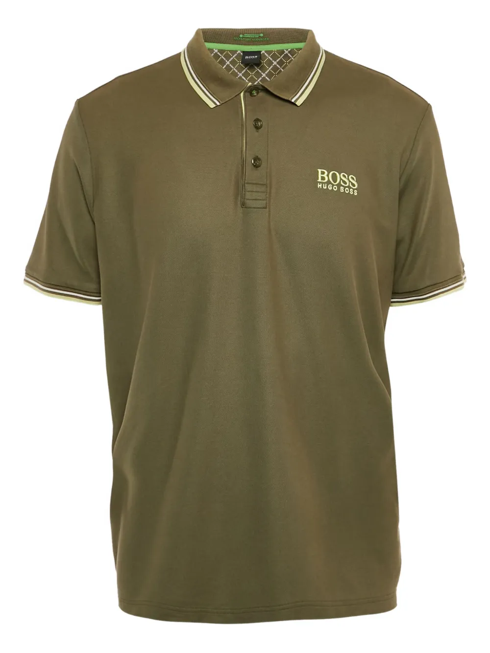BOSS 2024 cotton-blend polo shirt | Green | Image 1