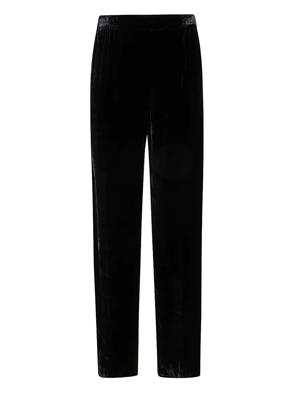 Bianco Levrin velvet elasticated-waist trousers | Black | Image 1