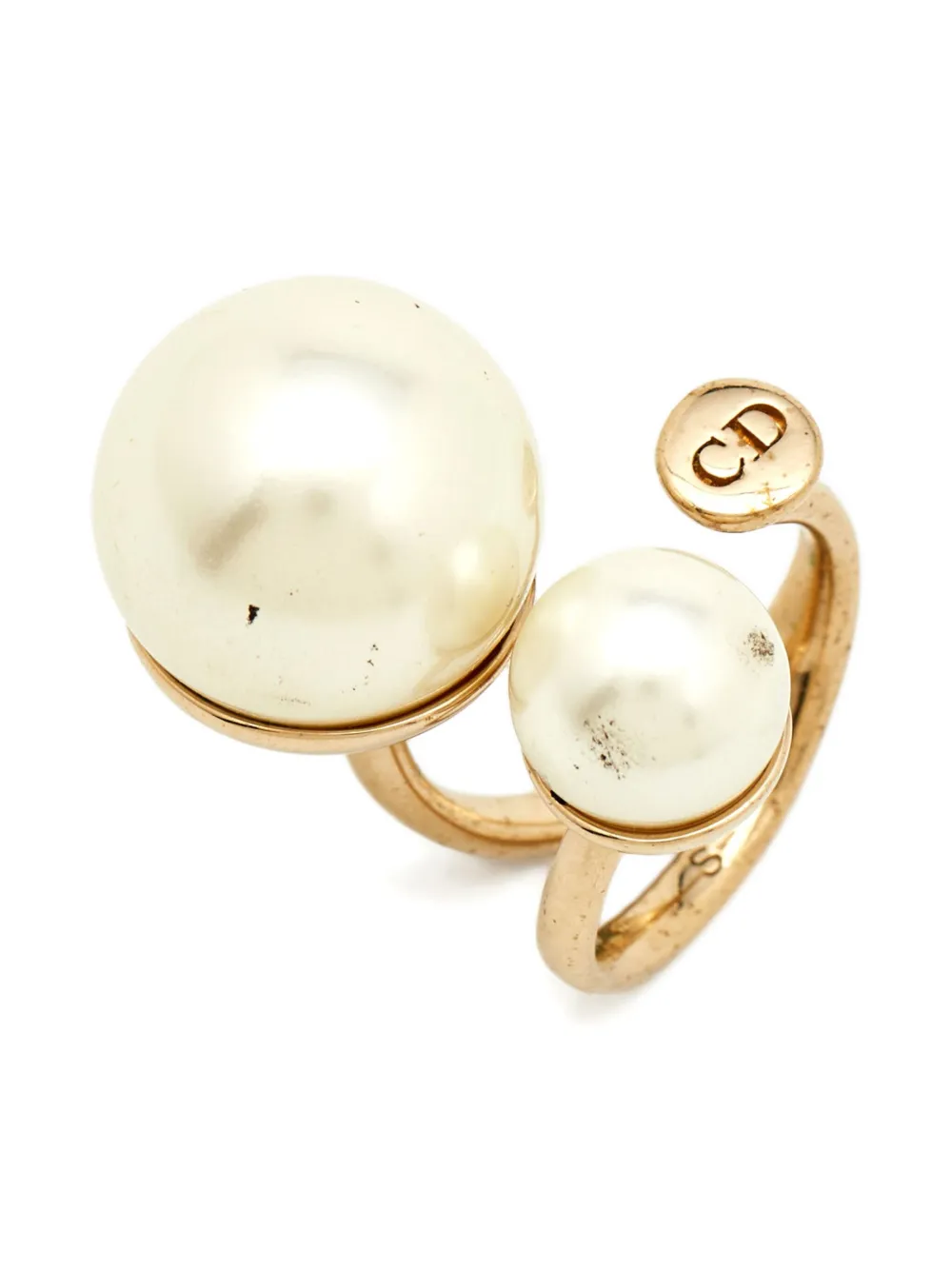 Christian Dior Pre-Owned faux-pearl ring | Image 2