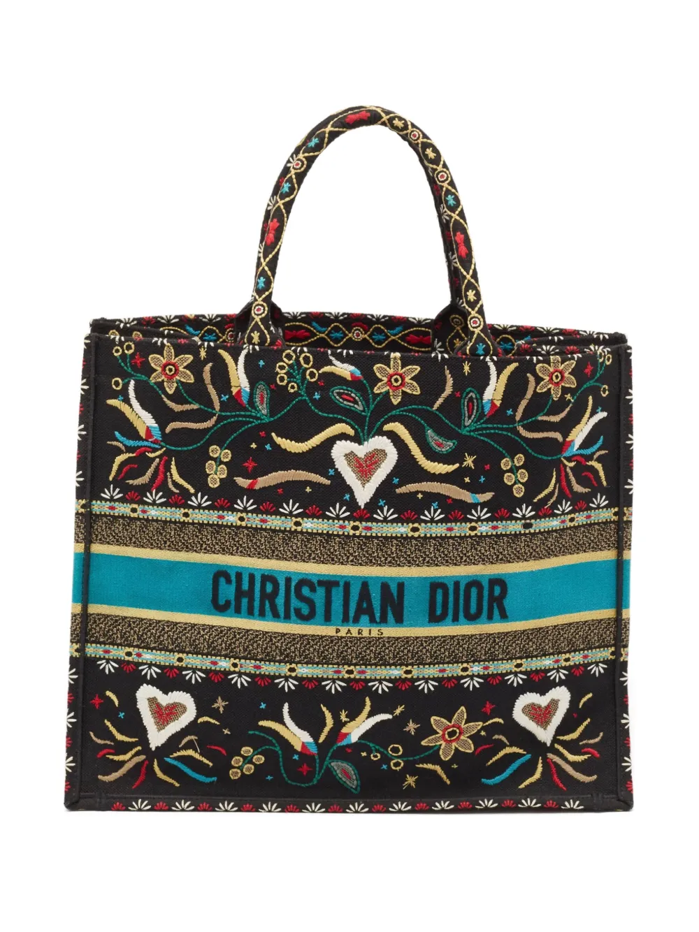 Christian Dior Pre-Owned Book ハンドバッグ - ブラック Christian Dior Pre-Owned Book ハンドバッグ - ブラック