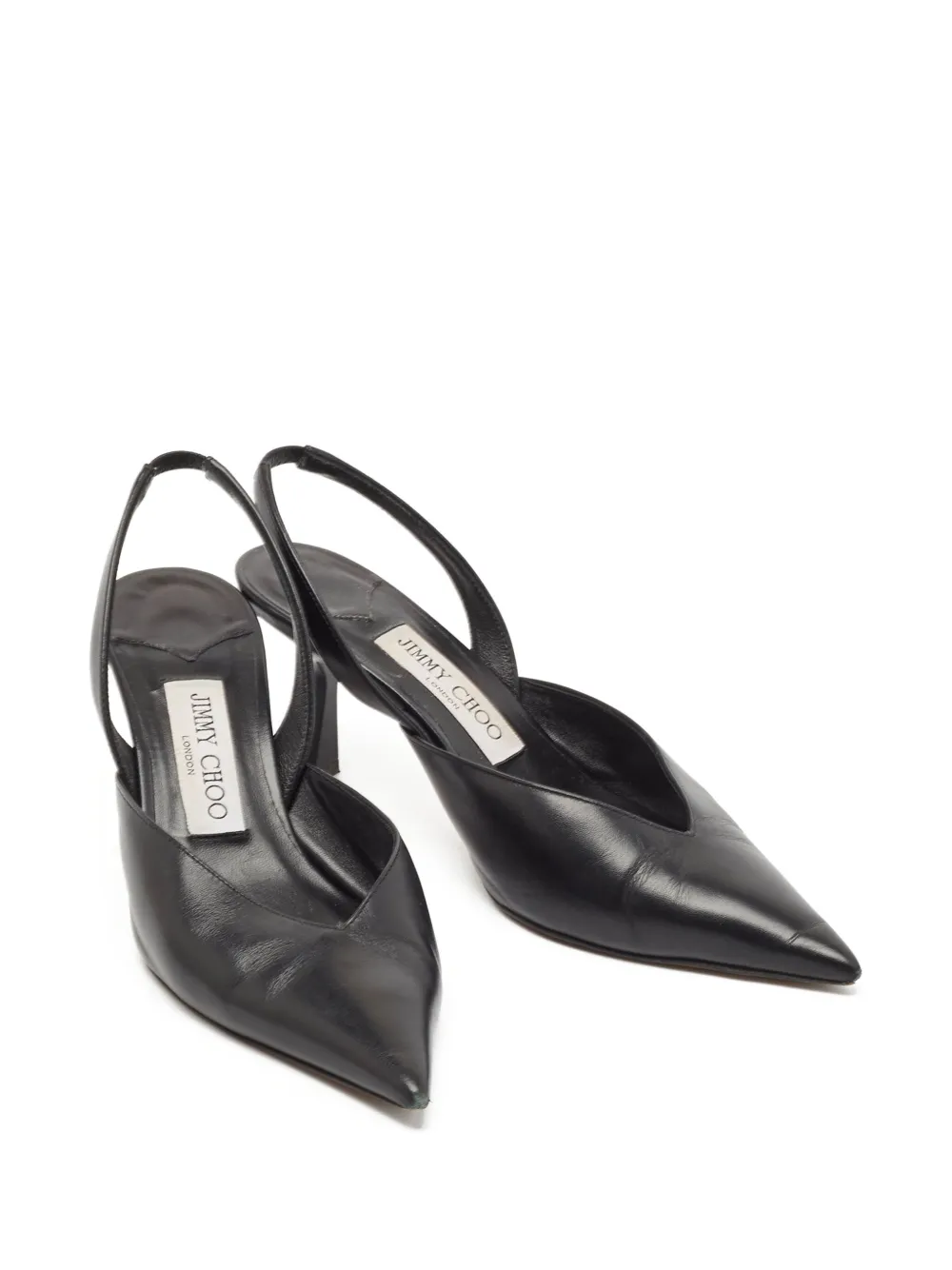 Jimmy Choo Pre-Owned escarpins en cuir 65 mm | Image 2