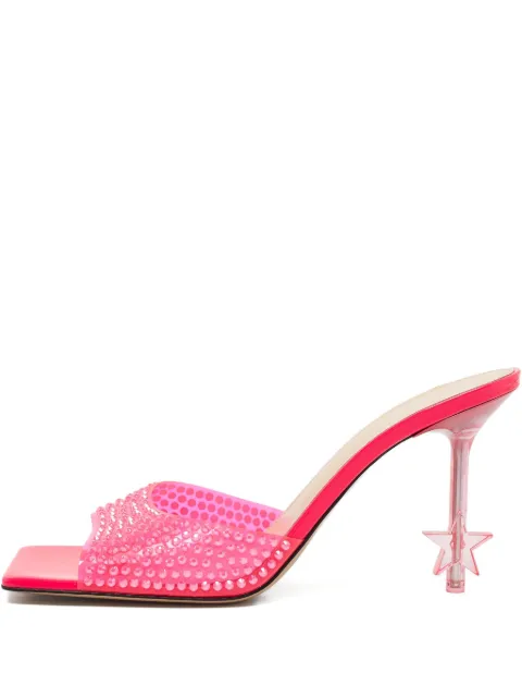 MACH & MACH 100mm crystal-embellished heeled sandals