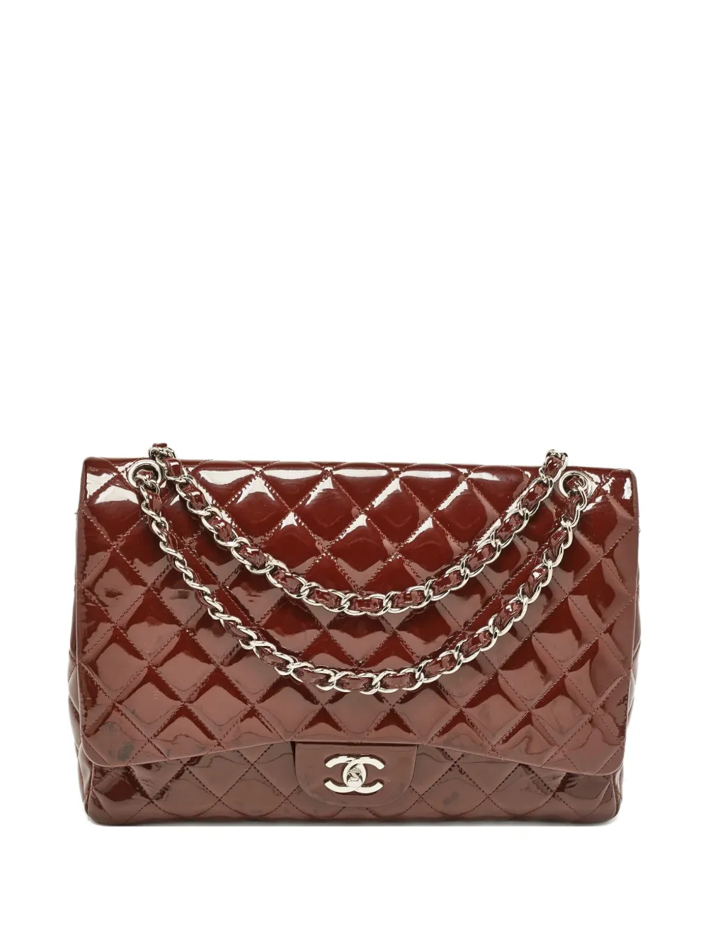 CHANEL Pre-Owned クラシック フラップ ショルダーバッグ マキシ - レッド CHANEL Pre-Owned クラシック フラップ ショルダーバッグ マキシ - レッド