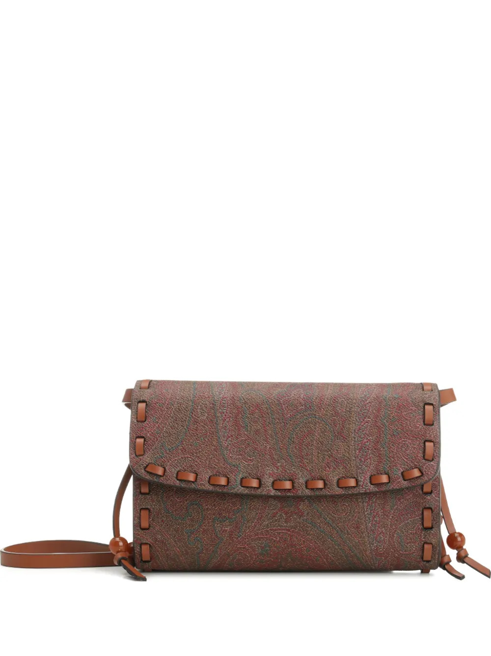 ETRO ペイズリー ショルダーバッグ - ブラウン ETRO ペイズリー ショルダーバッグ - ブラウン